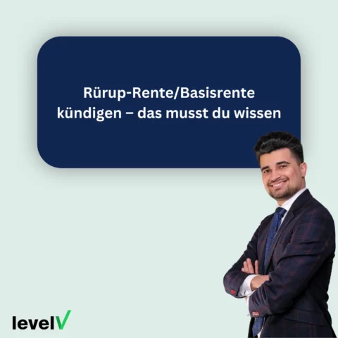 Rürup Basisrente kündigen