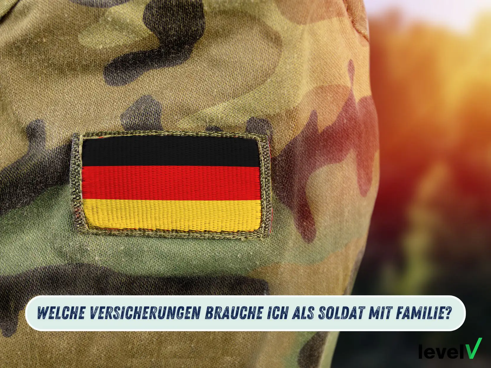 Versicherungen soldaten familie