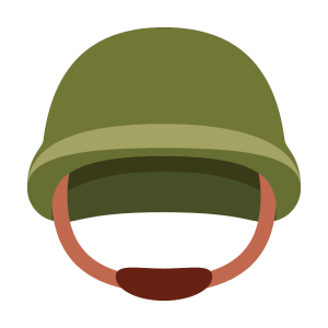 Helm eines Soldaten